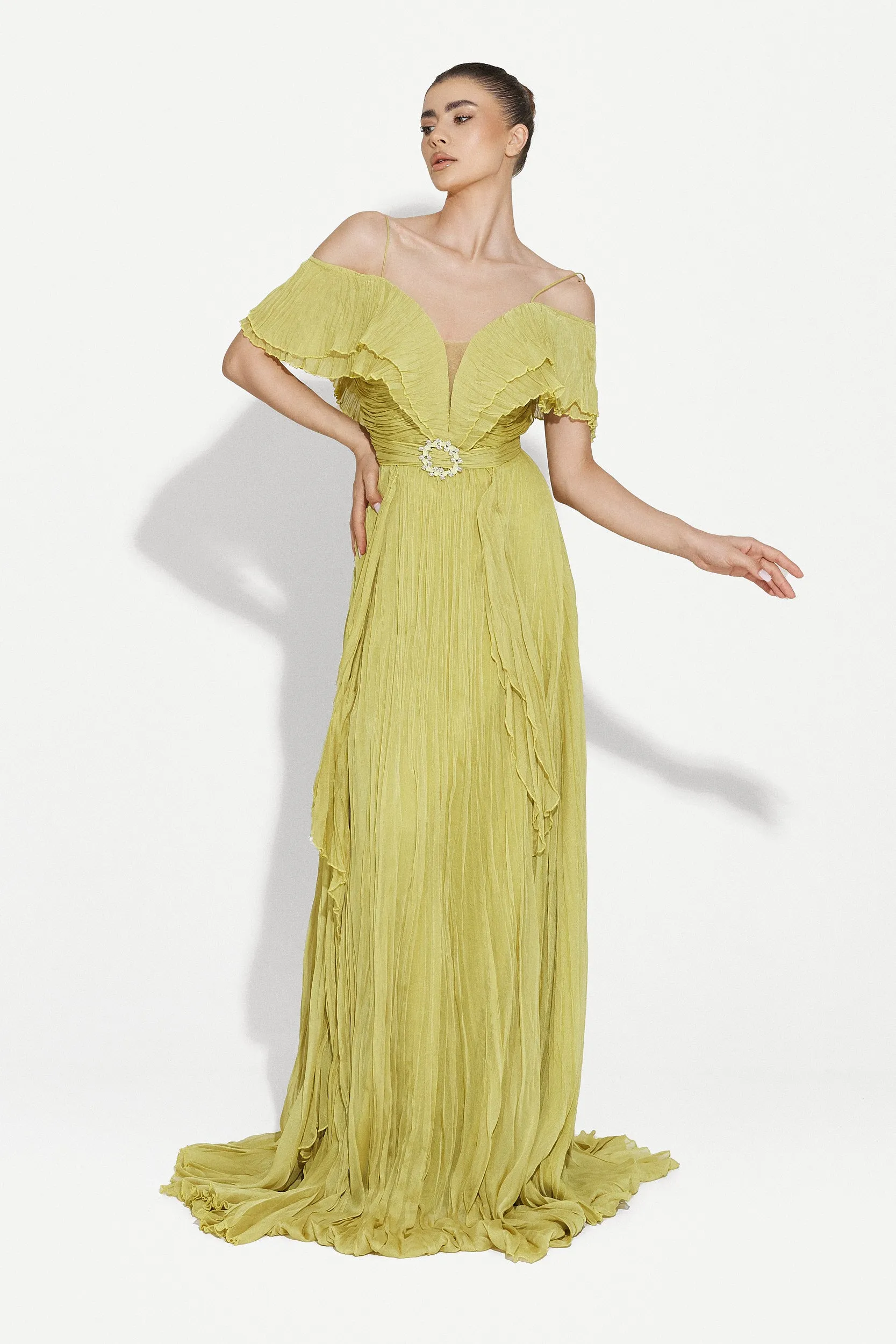Rochie dama lunga verde Alita Bogas sold by bogas product image thumbnail 5