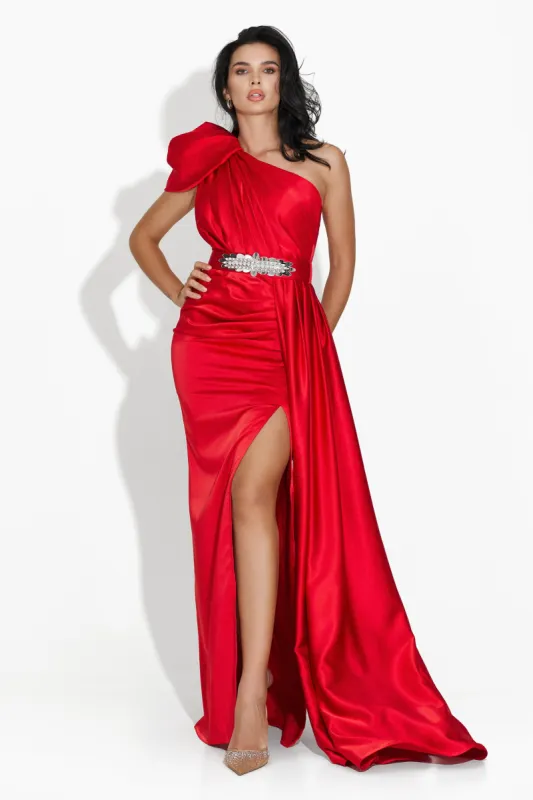 Rochie dama lunga rosie Zeyna Bogas sold by bogas