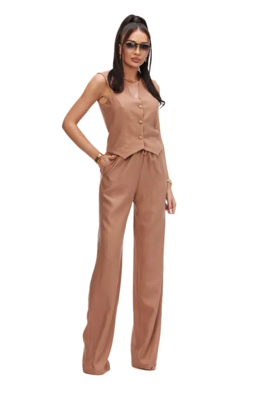 Compleu dama elegant maro Complimes Bogas sold by bogas