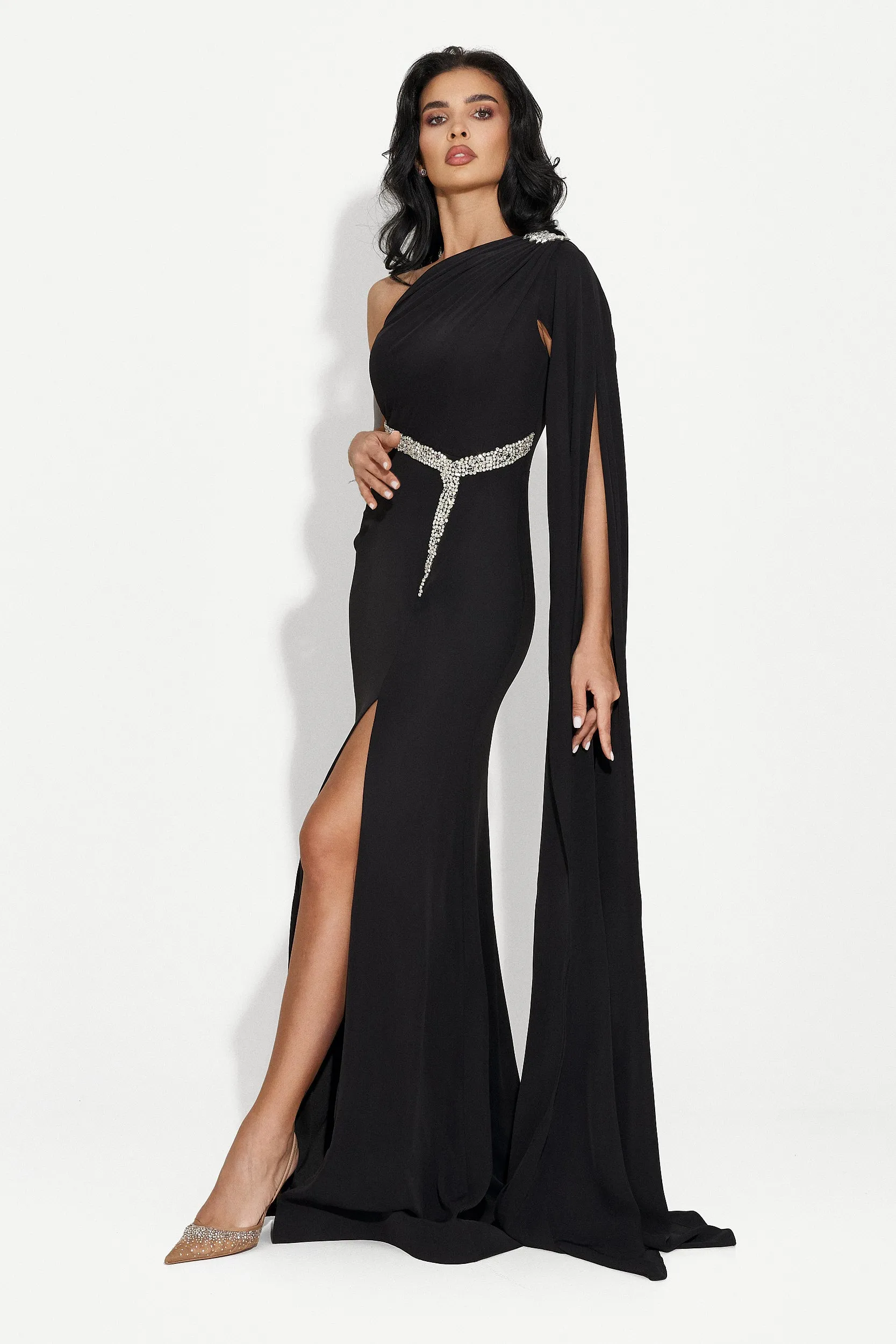 Rochie dama lunga neagra Advika Bogas sold by bogas product image thumbnail 5