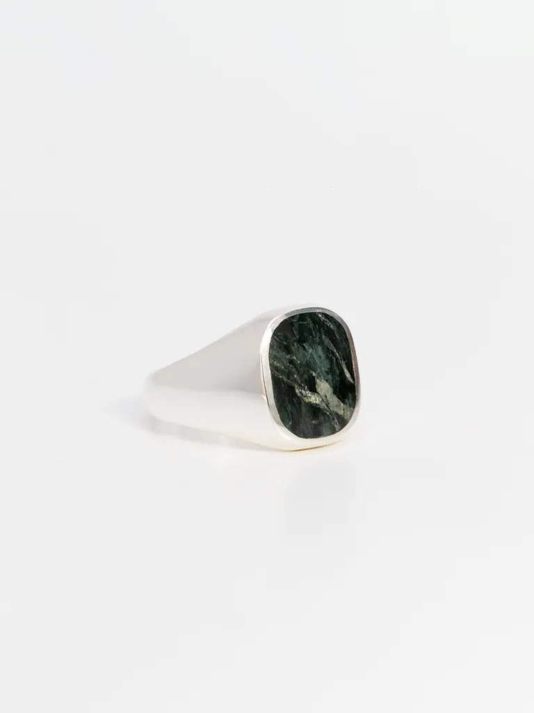 Signet Ring with Custom Stone sold by Bloedstone product image thumbnail 3