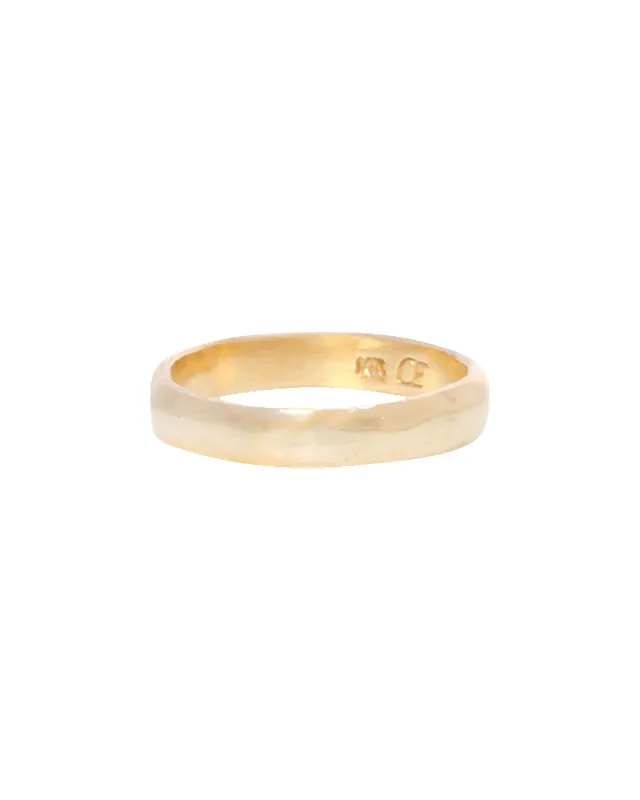 14k Cypress 4mm Band - Size 9 1/4 made by Bloedstone