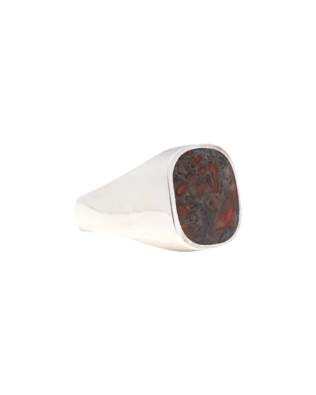 Dinosaur Bone in Silver - Size 8 made by Bloedstone