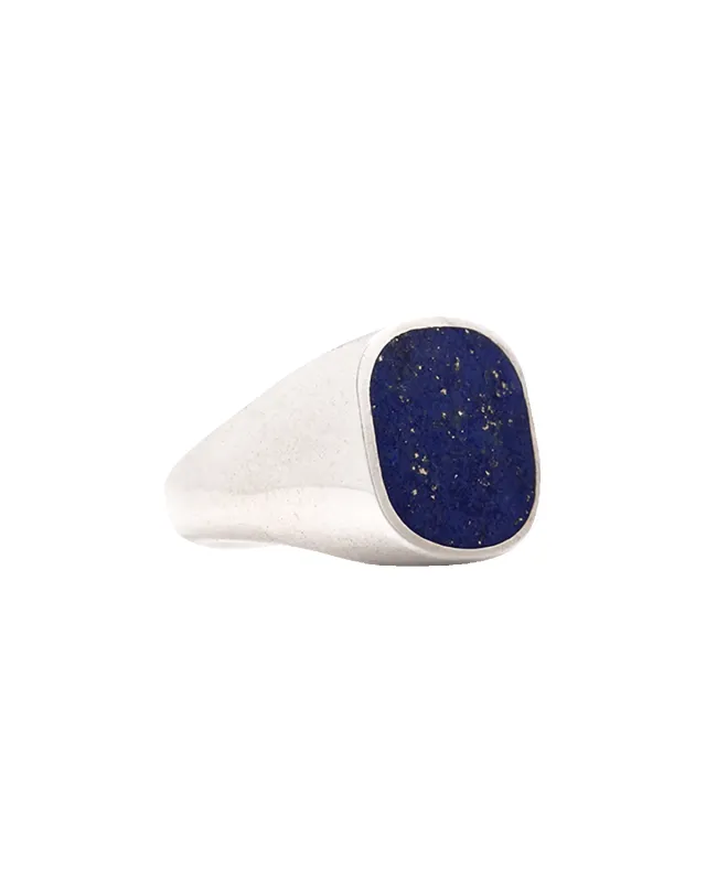 Lapis Lazuli in Silver - Size 7 made by Bloedstone