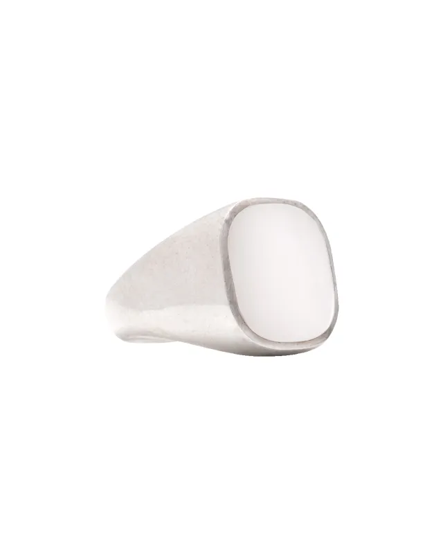 Mother of Pearl in Silver - Size 5 1/4 made by Bloedstone