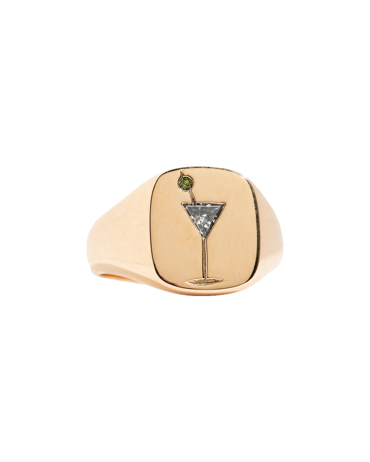 Martini Cocktail Ring sold by Bloedstone