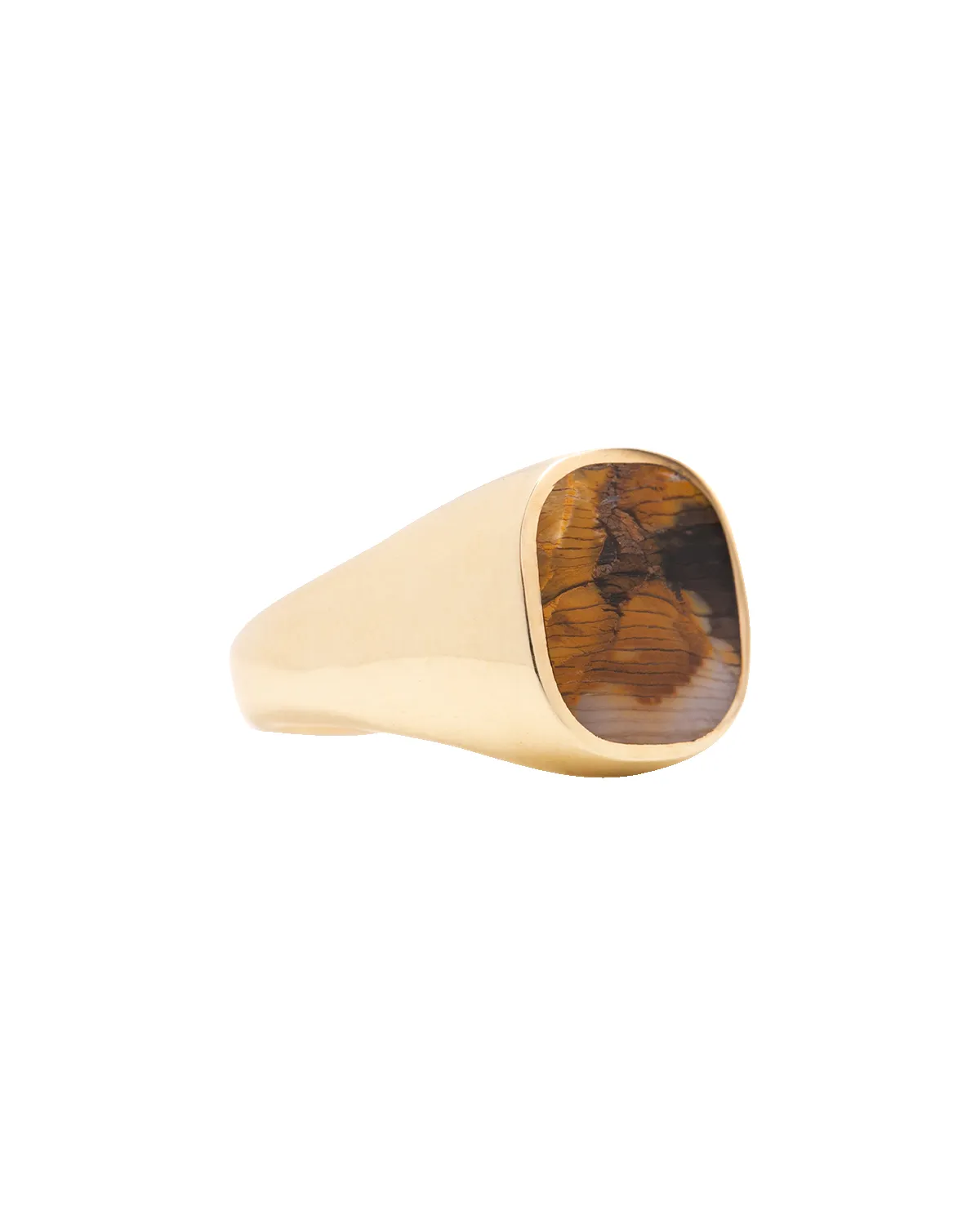 Petrified Sequoia Signet Ring sold by Bloedstone