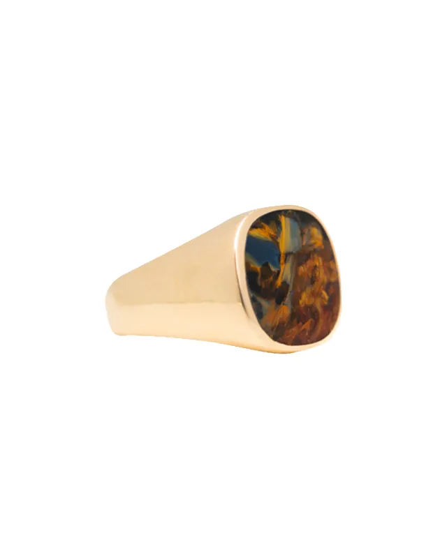 Tempest Stone Signet Ring made by Bloedstone