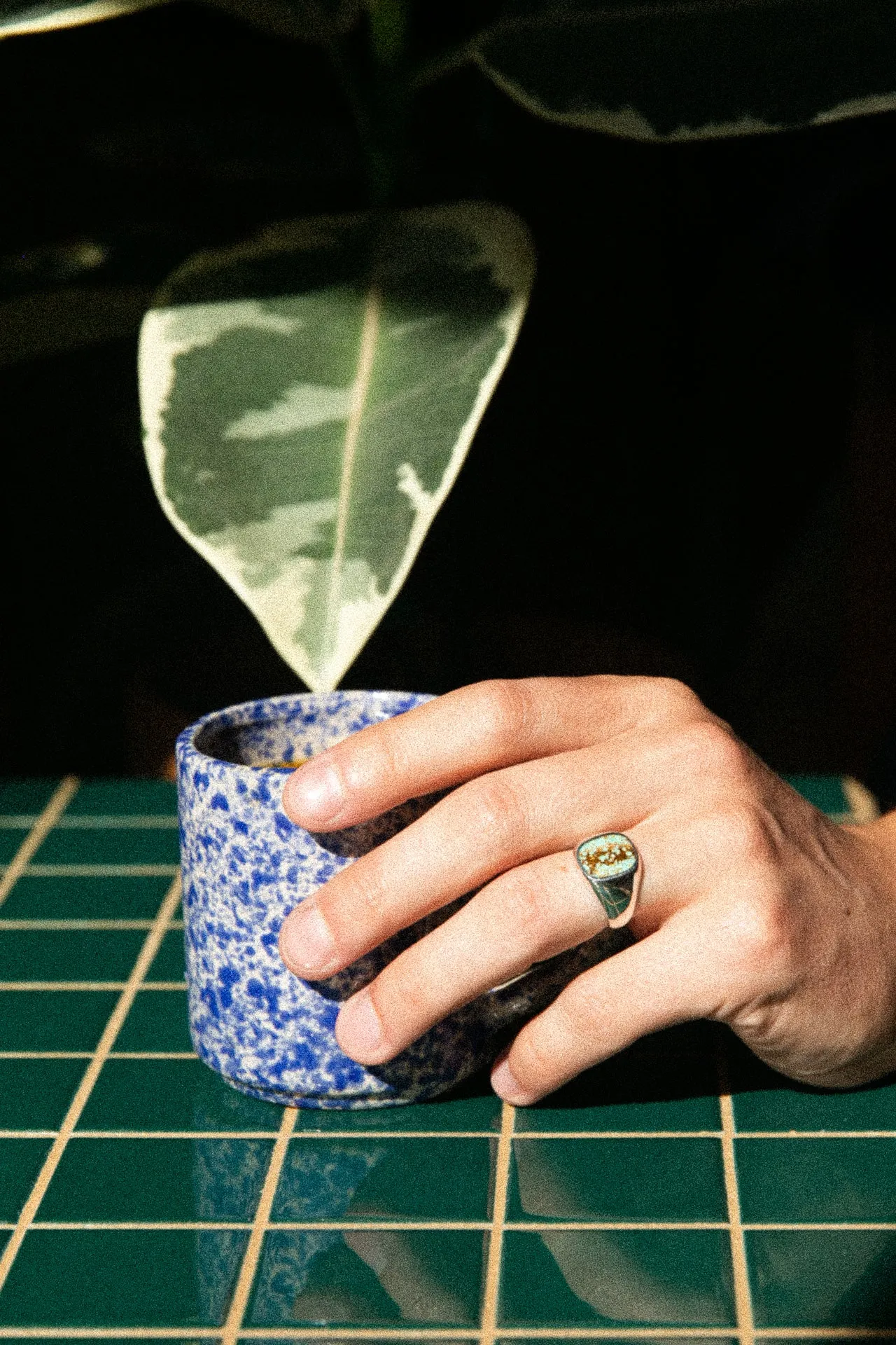 Turquoise Signet Ring sold by Bloedstone product image thumbnail 5