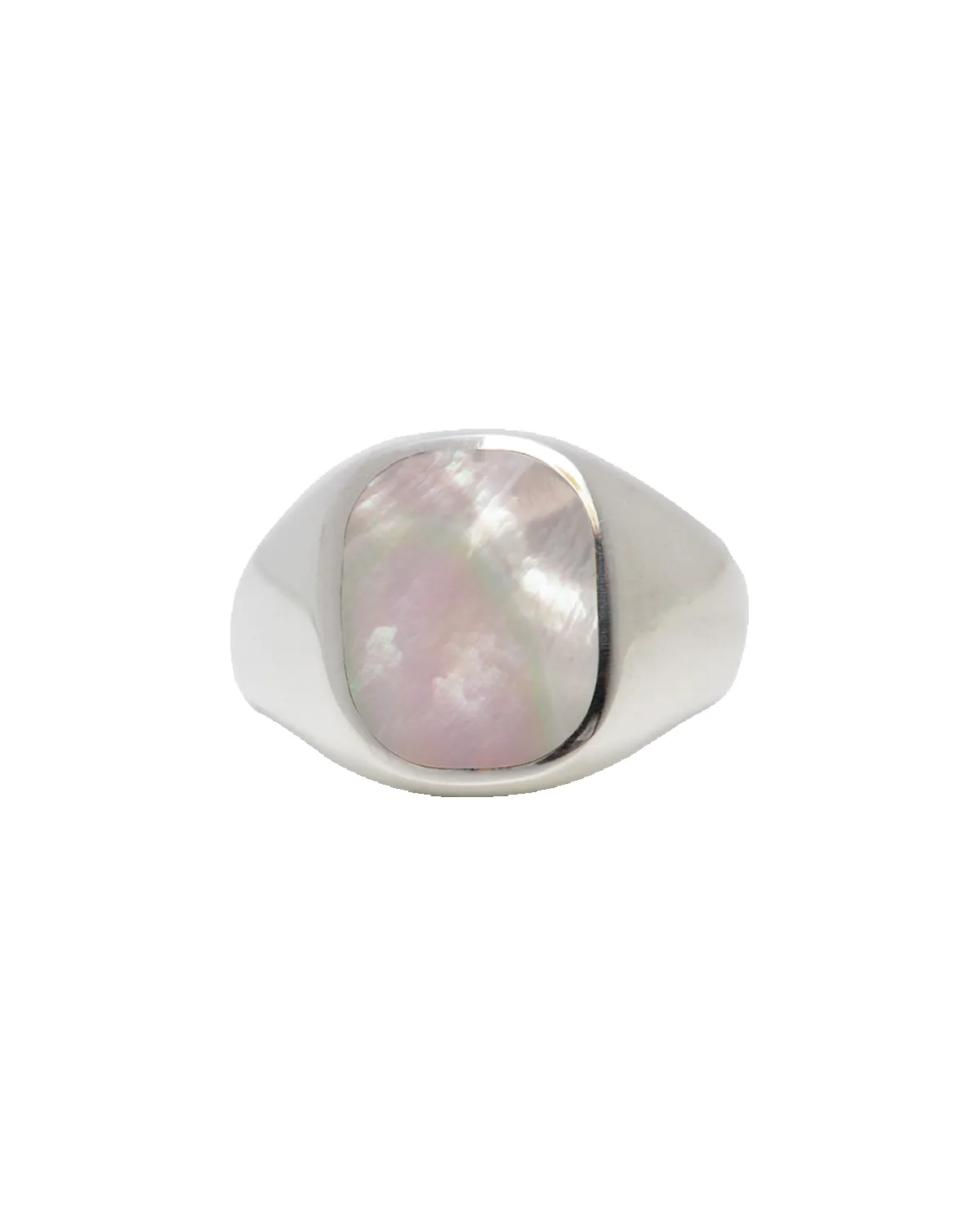 Mother of Pearl Signet Ring sold by Bloedstone product image thumbnail 4