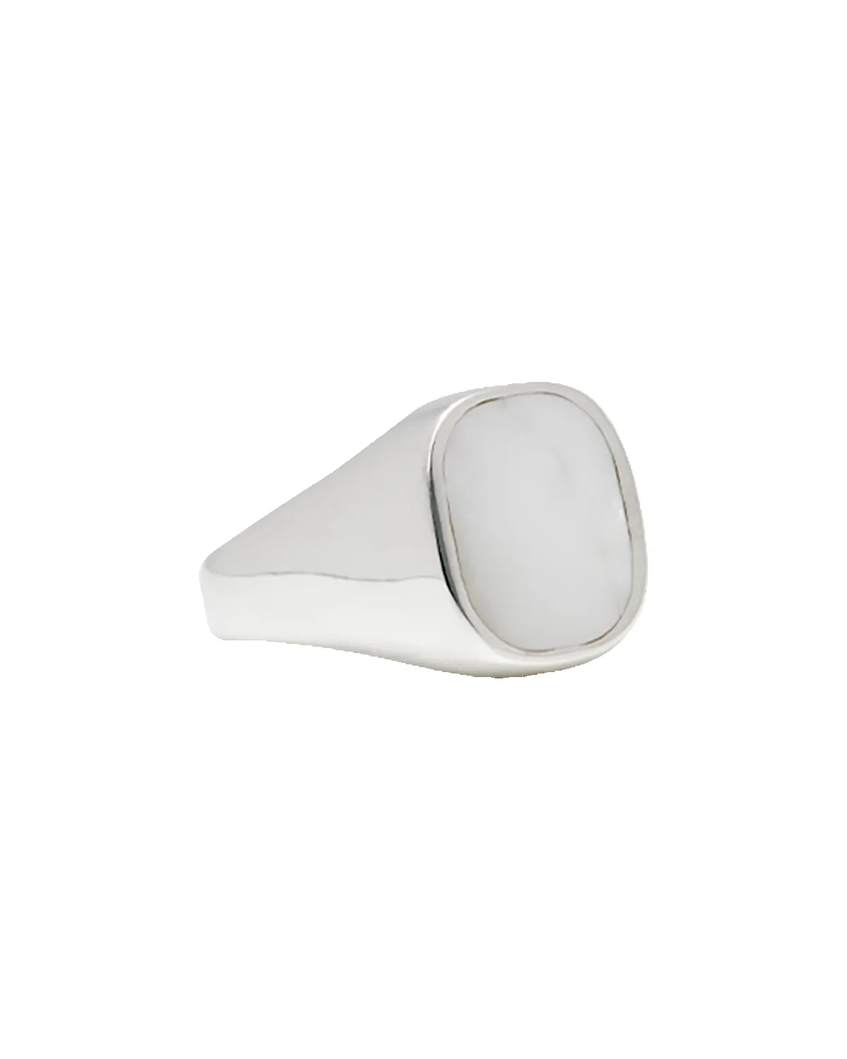 Mother of Pearl Signet Ring sold by Bloedstone product image thumbnail 3
