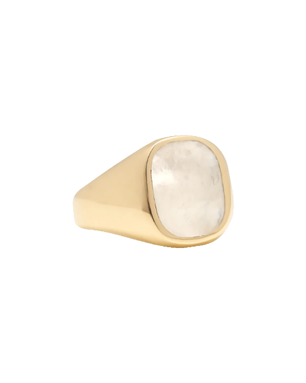 Mother of Pearl Signet Ring sold by Bloedstone