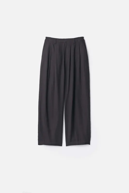 RAYON SILK FLANNEL WIDE EASY TROUSERS sold by ssstein