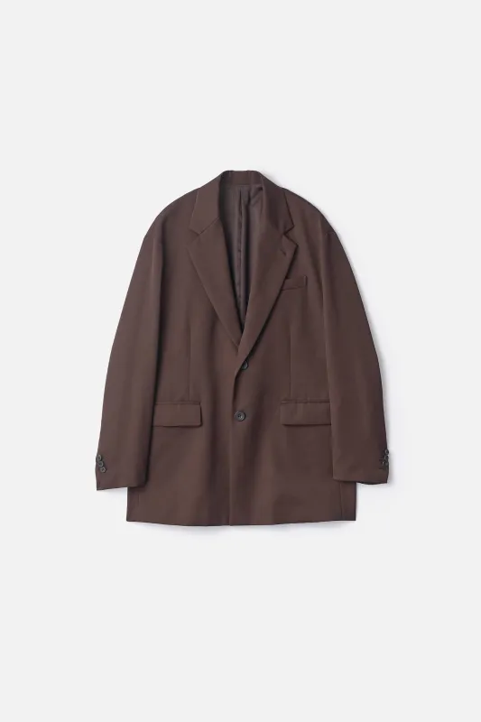 OVERSIZED SINGLE BREASTED LONG JACKET made by ssstein