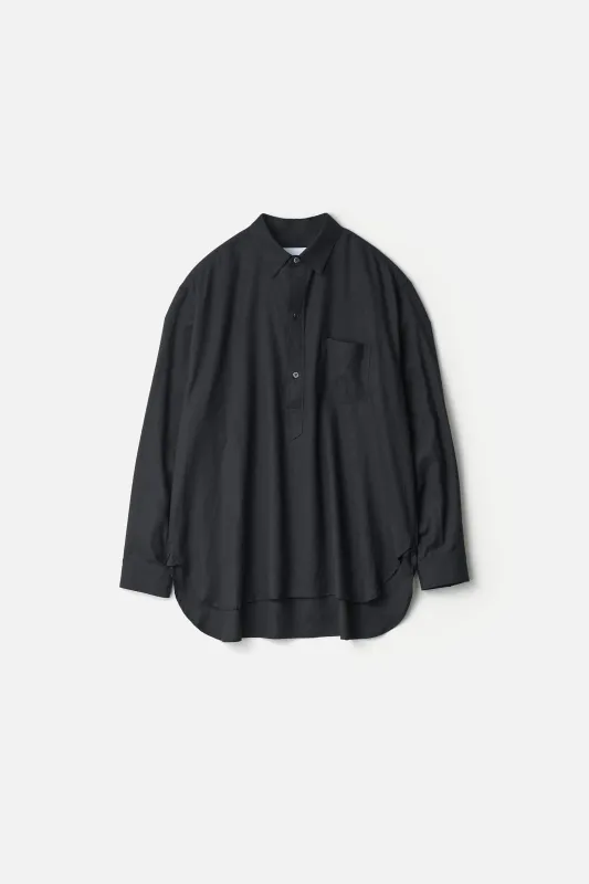 COTTON/SILK OVERSIZED PULLOVER SHIRT sold by ssstein