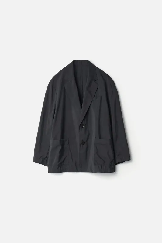 SILK/NYLON SINGLE BREASTED JACKET made by ssstein