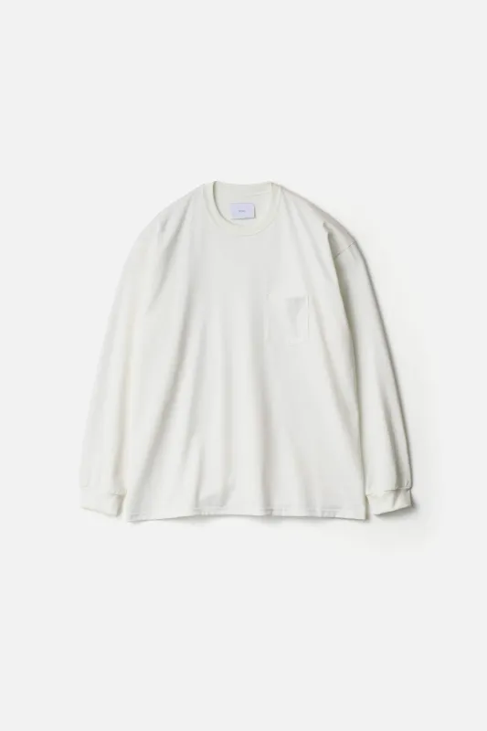 OVERSIZED LONG SLEEVE POCKET TEE made by ssstein