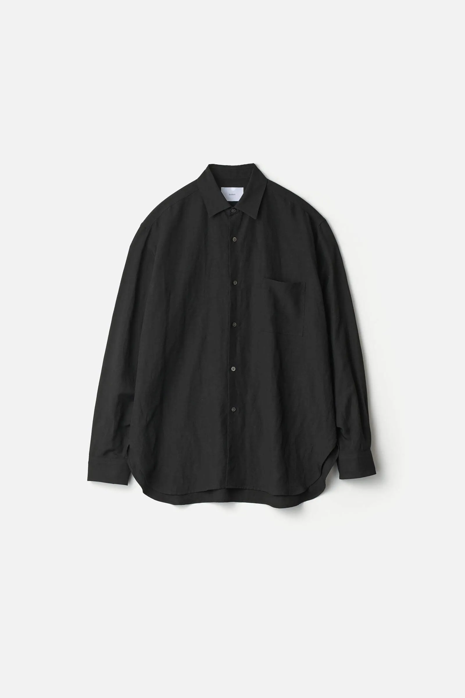RAYON/LINEN OVERSIZED DOWN PAT SHIRT sold by ssstein