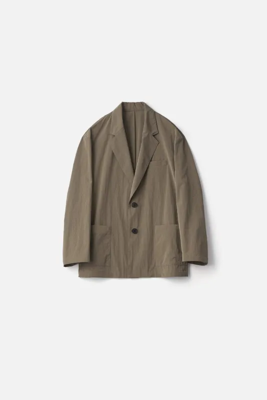 WINDPROOF NYLON SINGLE BREASTED JACKET made by ssstein
