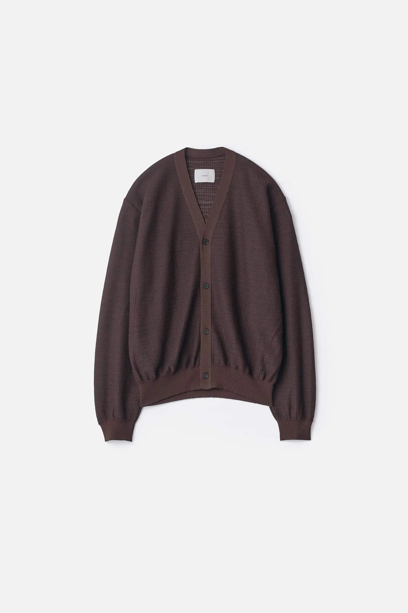 SLUB COTTON KNIT CARDIGAN sold by ssstein product image thumbnail 3