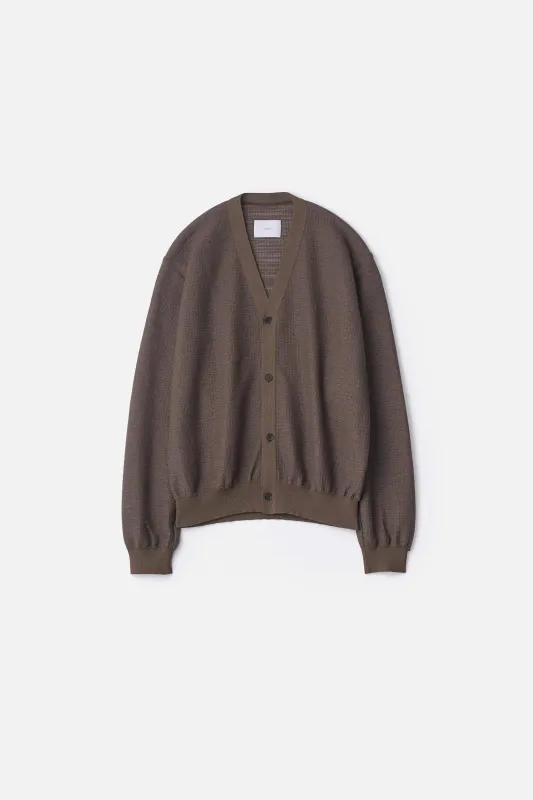 SLUB COTTON KNIT CARDIGAN made by ssstein