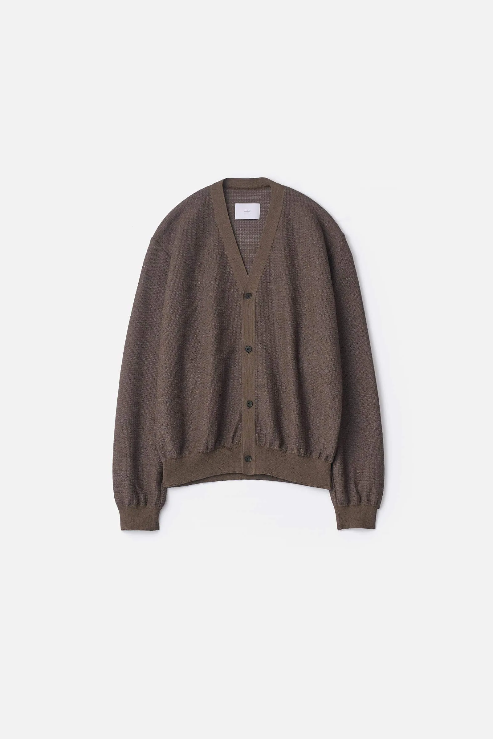SLUB COTTON KNIT CARDIGAN sold by ssstein