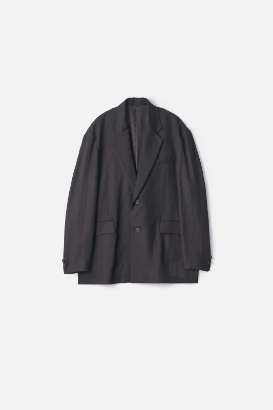 VIS/LI/RA TWILL SINGLE BREASTED BLAZER made by ssstein