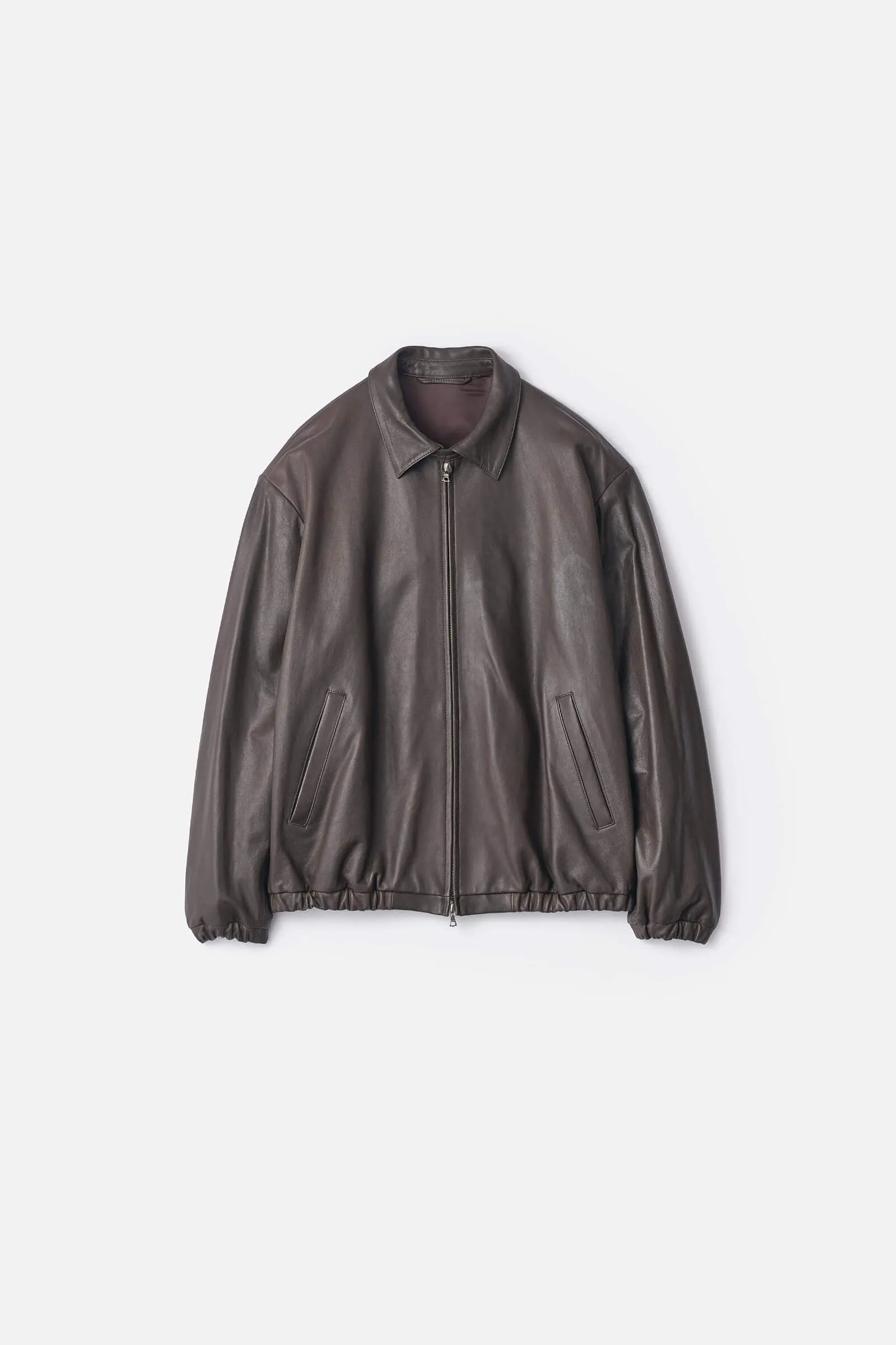 LAMBS LEATHER LIGHT ZIP JACKET sold by ssstein