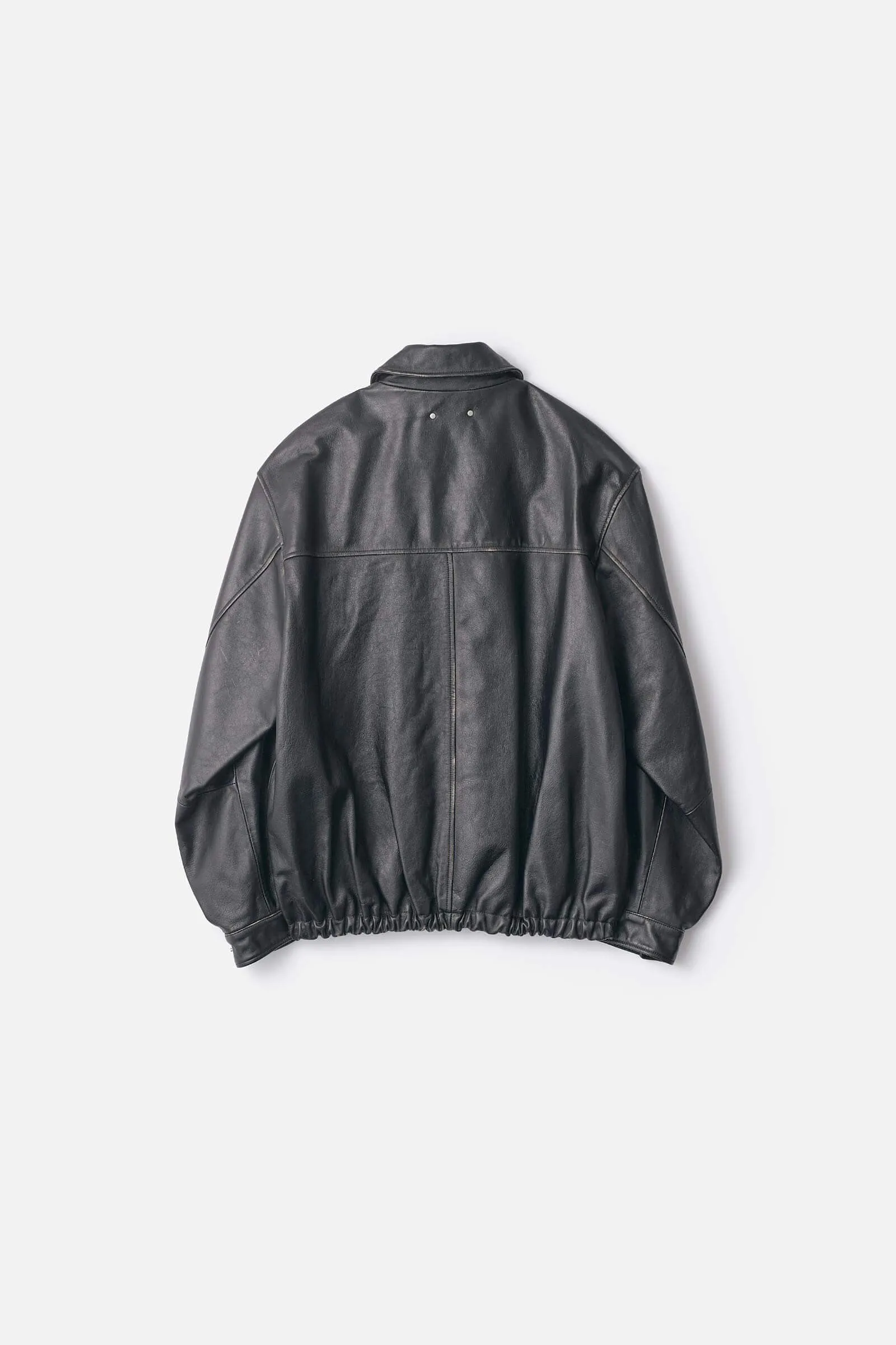 COW LEATHER VINTAGE ZIP JACKET sold by ssstein product image thumbnail 2