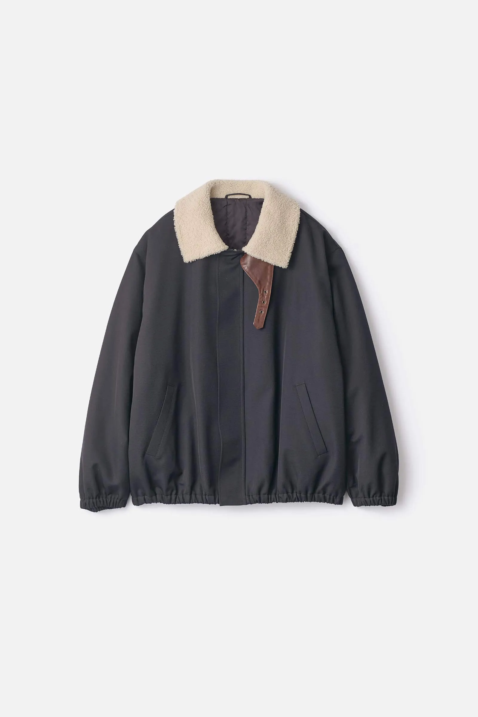 MOUTON COLLAR PADDED JACKET sold by ssstein