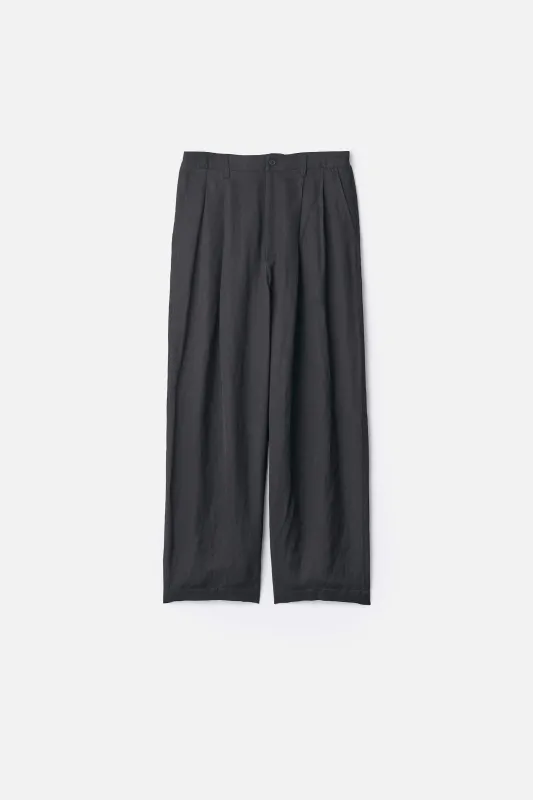 VIS/LI BRIGHT TWILL WIDE EASY TROUSERS sold by ssstein