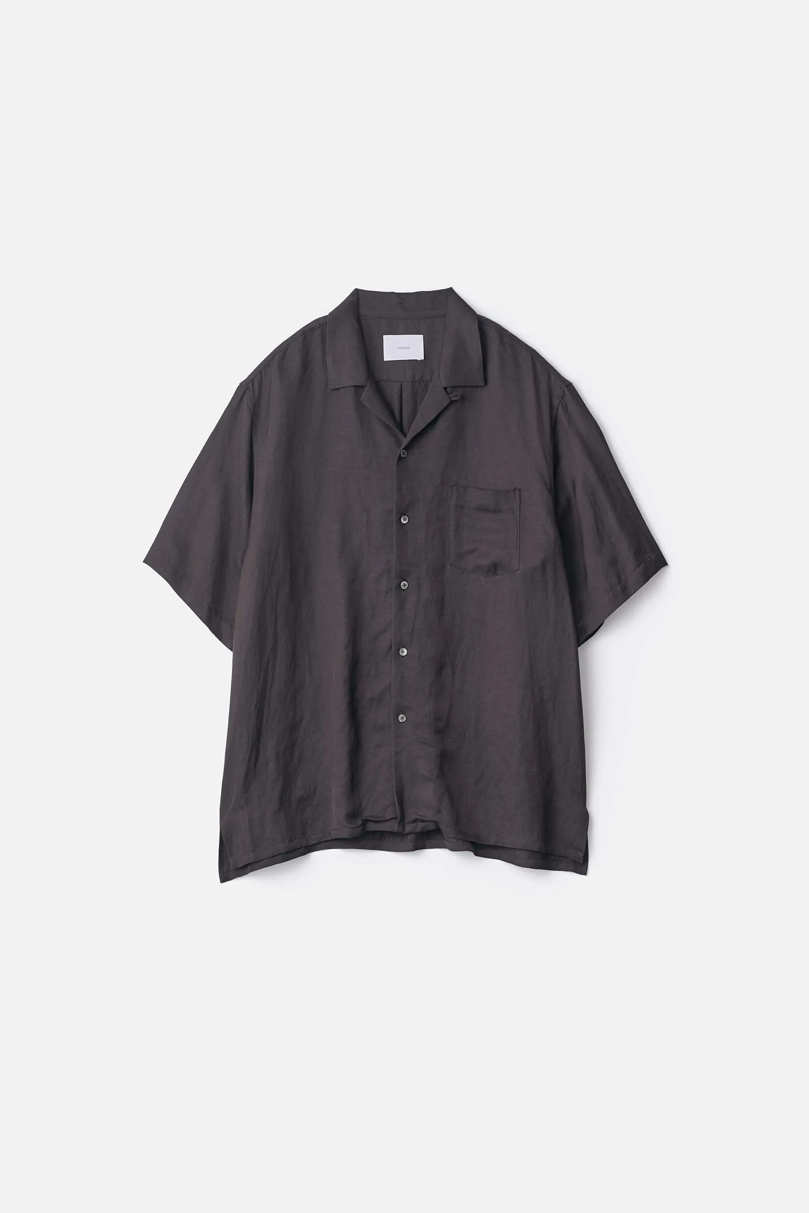 VIS/LI BRIGHT TWILL OPEN COLLAR SS SHIRT sold by ssstein