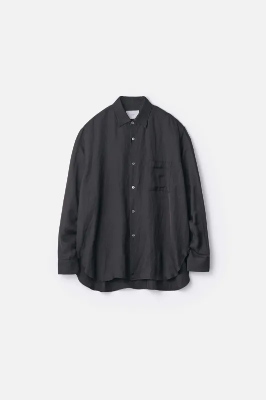 VIS/LI BRIGHT TWILL OVERSIZED LS SHIRT made by ssstein