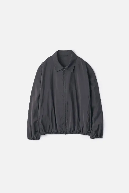 SILK NYLON COLLARED ZIP JACKET sold by ssstein