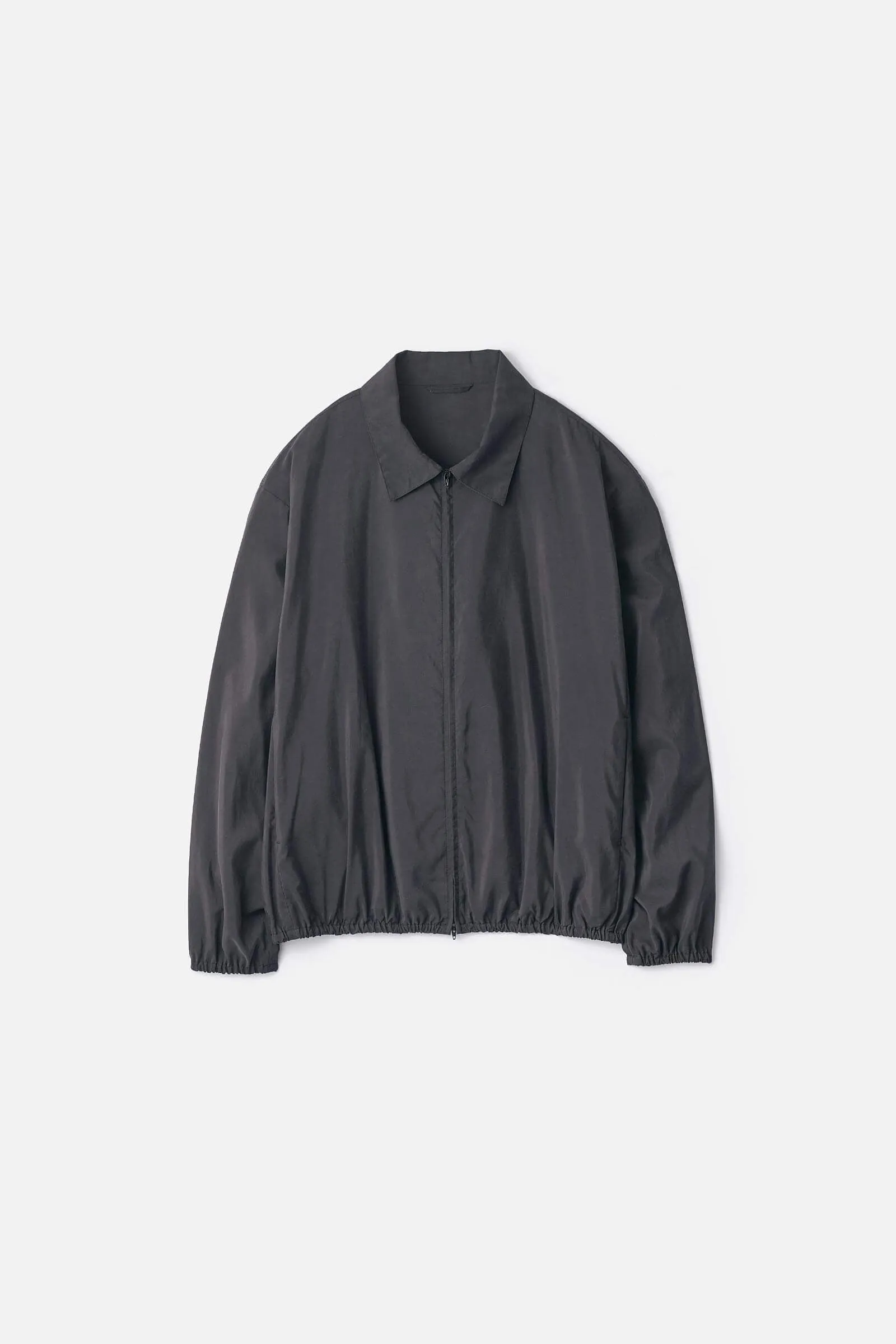 SILK NYLON COLLARED ZIP JACKET sold by ssstein