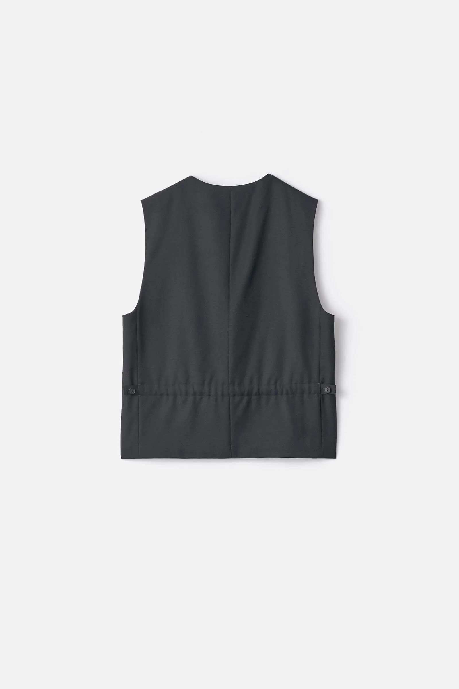 WOOL GABARDINE BELTED VEST sold by ssstein product image thumbnail 3