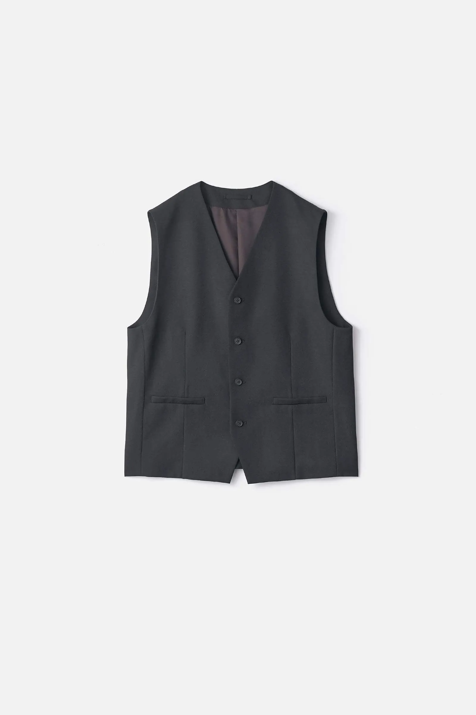 WOOL GABARDINE BELTED VEST sold by ssstein product image thumbnail 2