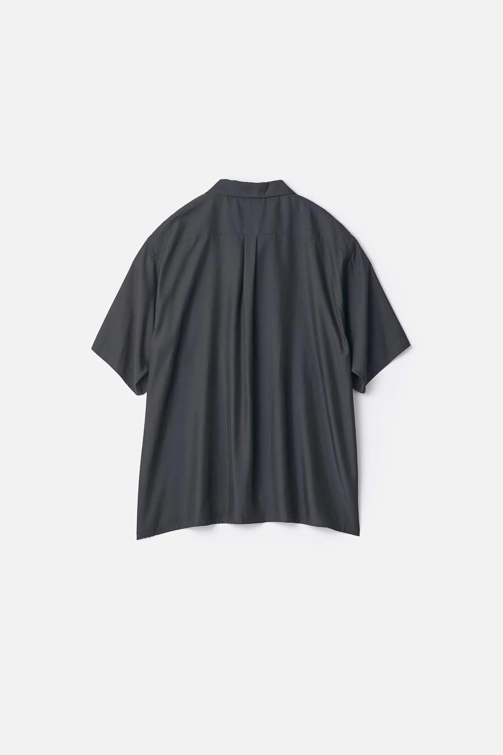 CUPRO TWILL OVERSIZED OPEN COLLAR SS SHIRT sold by ssstein product image thumbnail 4