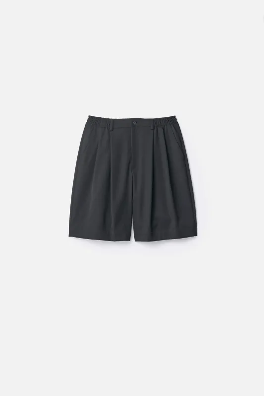 WIDE EASY SHORT TROUSERS made by ssstein