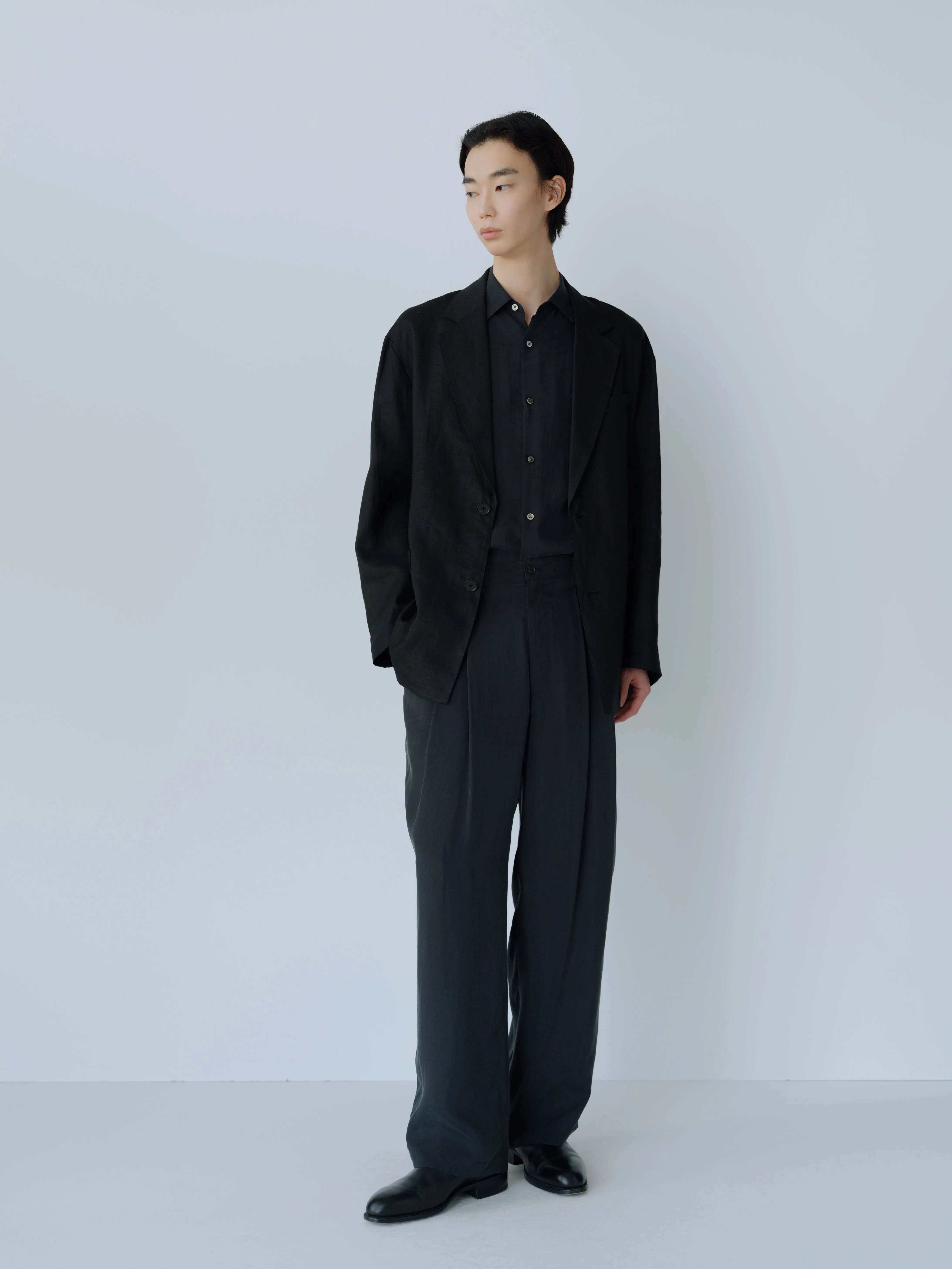 LIGHT LINEN EASY SINGLE BREASTED JACKET sold by ssstein product image thumbnail 5