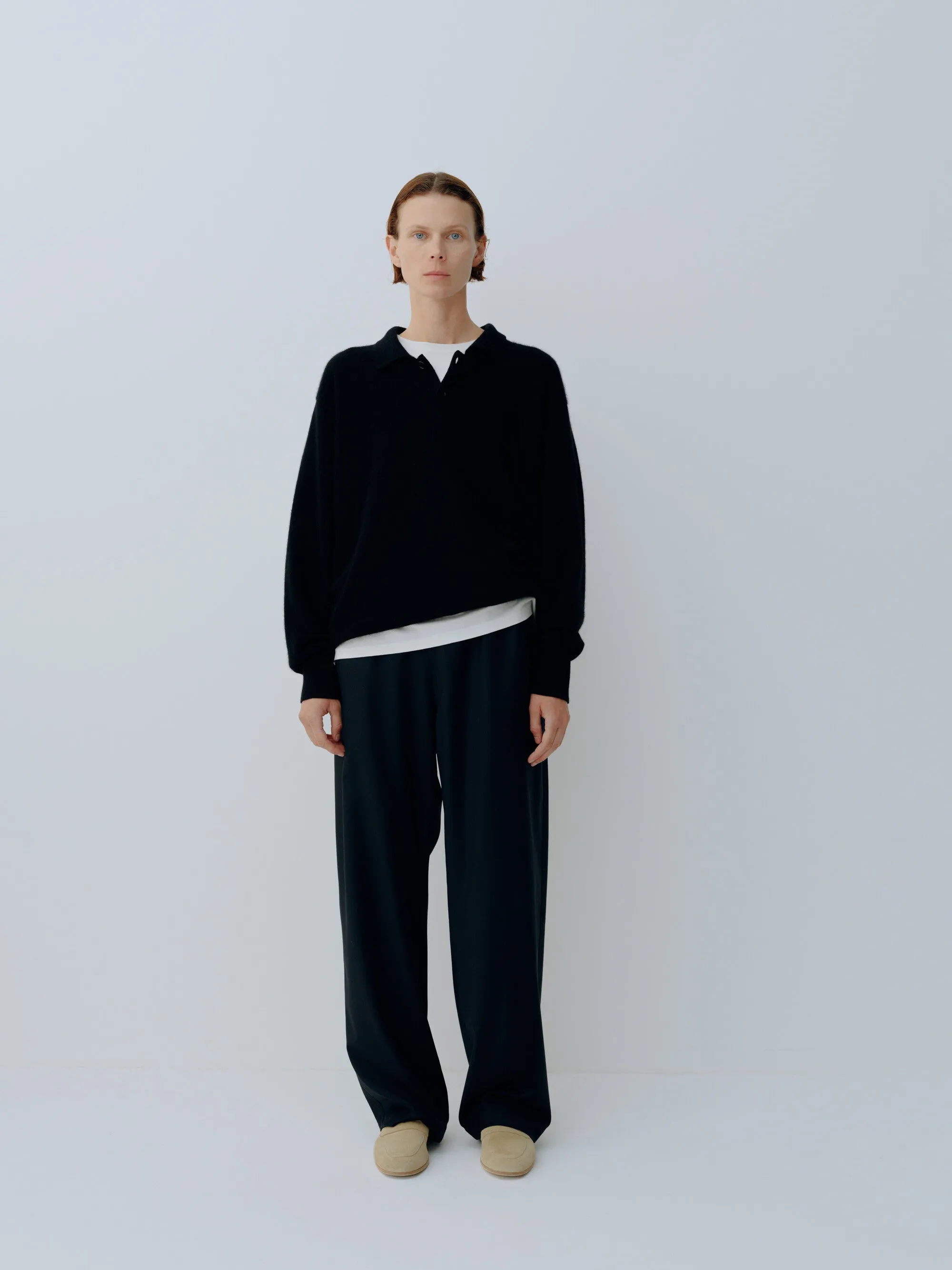 WOOL SILK DRAWSTRING EASY PANTS sold by ssstein product image thumbnail 4