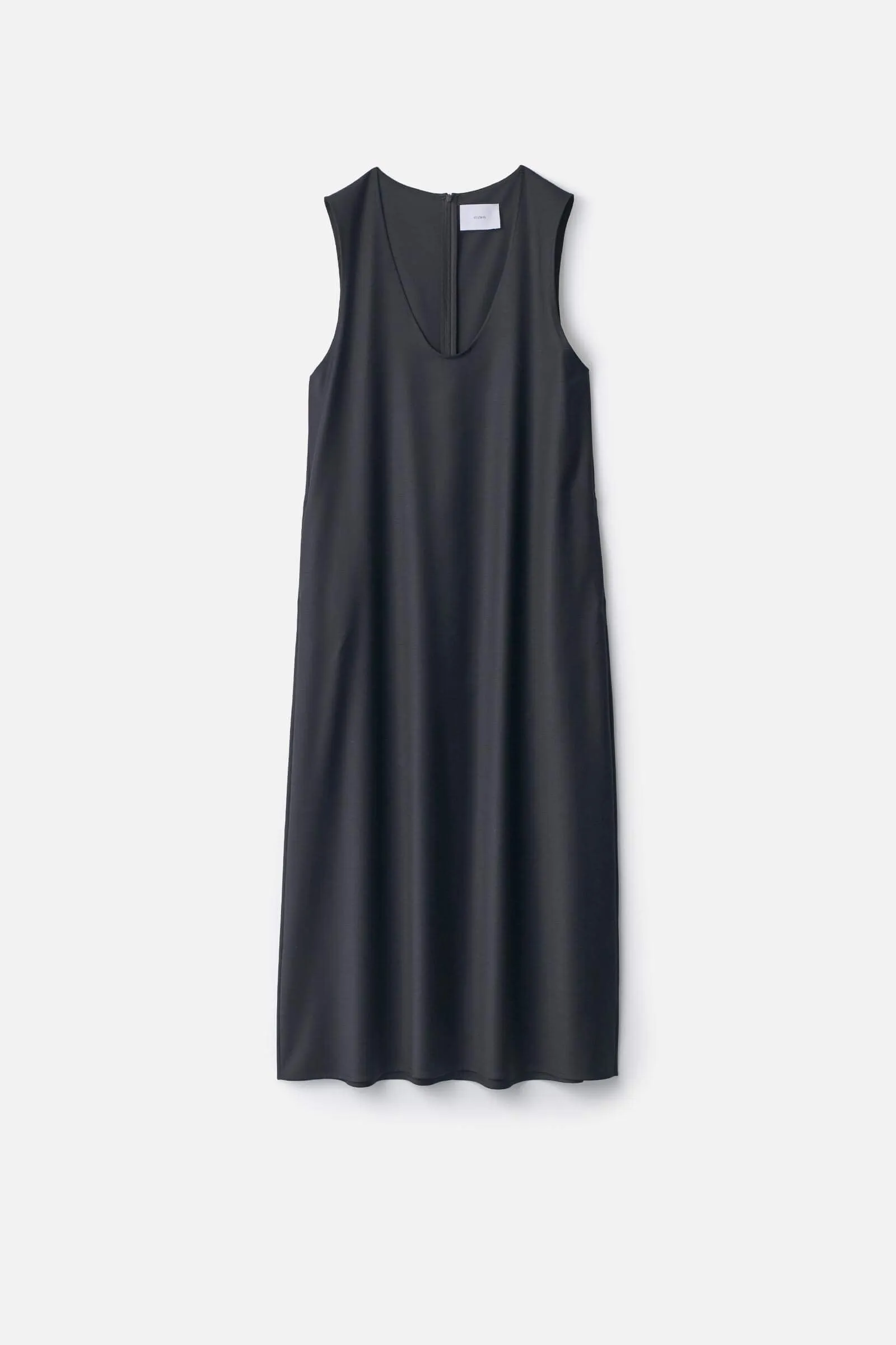 WOOL SILK SLEEVELESS ONEPIECE DRESS sold by ssstein