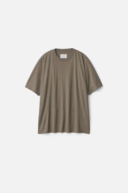 FINE WOOL OVERSIZED SHORT SLEEVE TEE made by ssstein