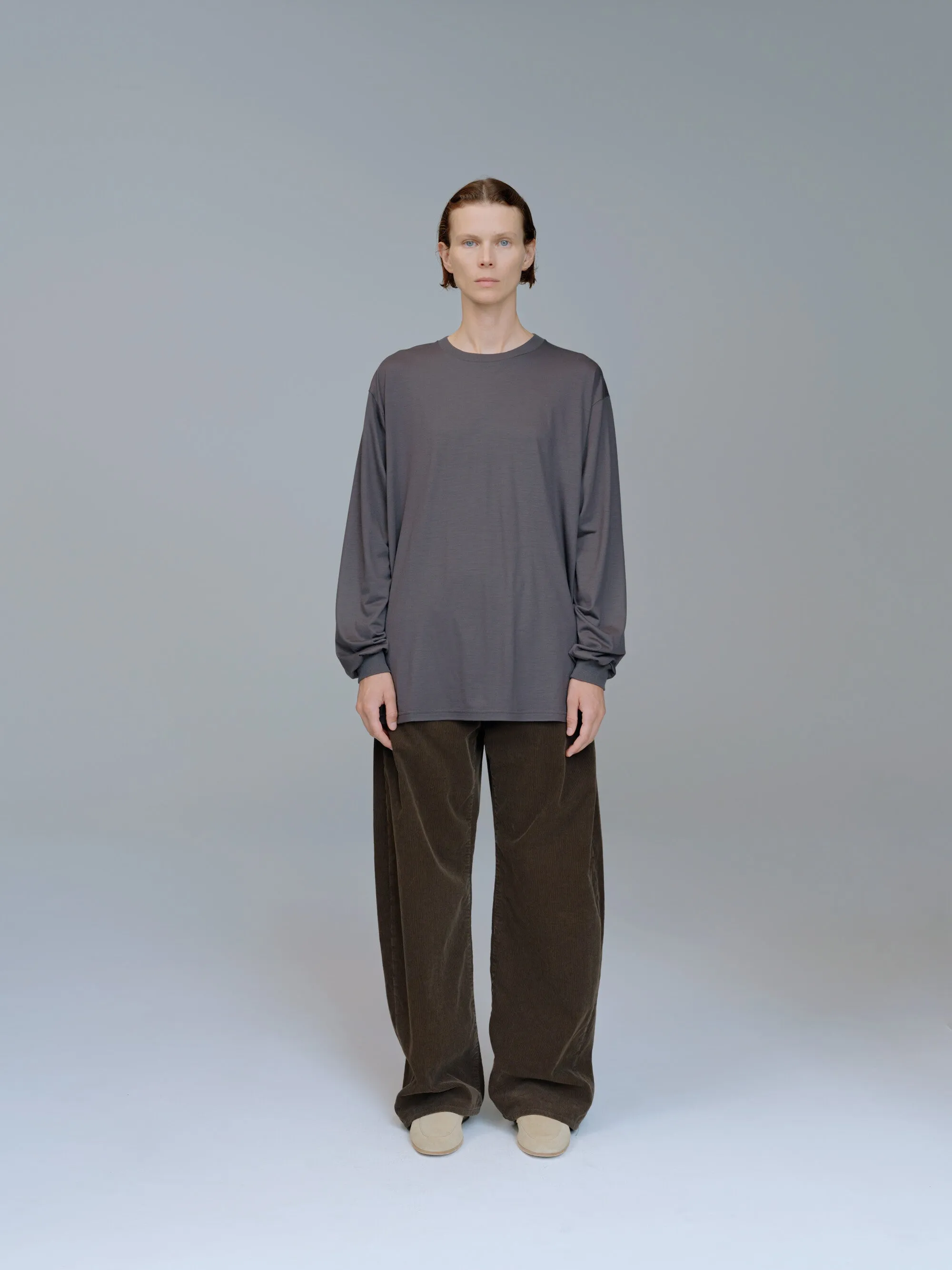 FINE WOOL OVERSIZED LONG SLEEVE TEE sold by ssstein product image thumbnail 5