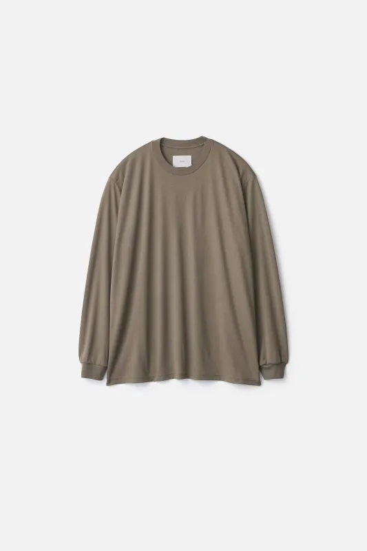 FINE WOOL OVERSIZED LONG SLEEVE TEE made by ssstein