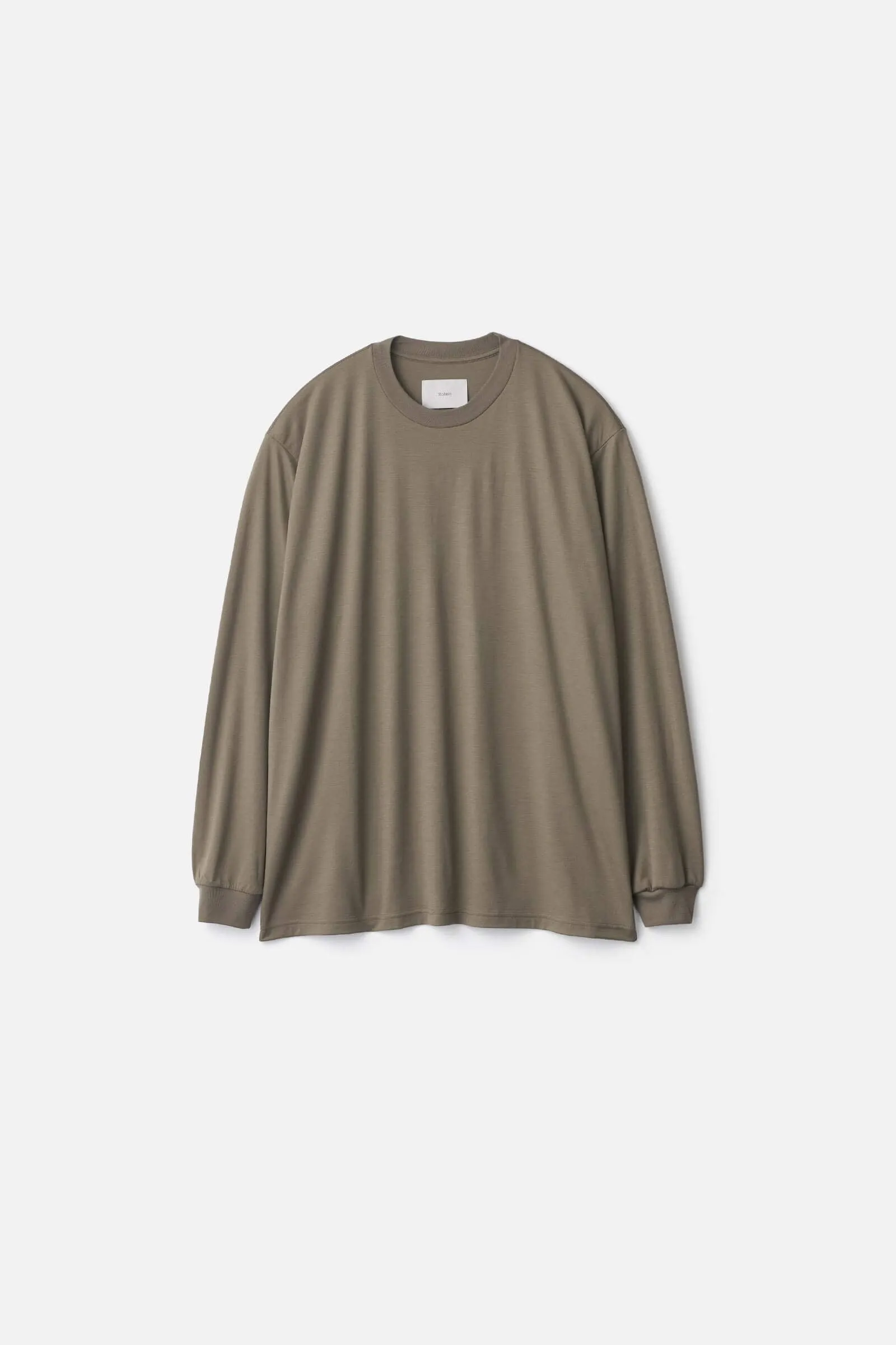 FINE WOOL OVERSIZED LONG SLEEVE TEE sold by ssstein
