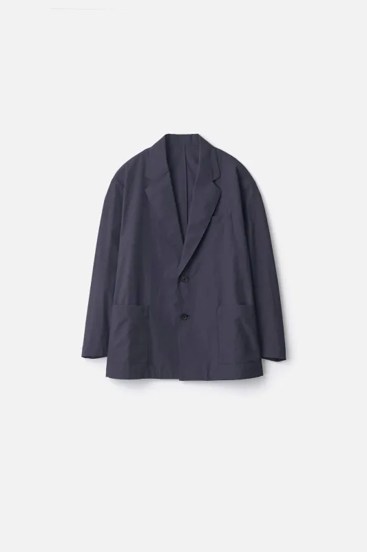 COTTON NYLON EASY SINGLE BREASTED JACKET made by ssstein