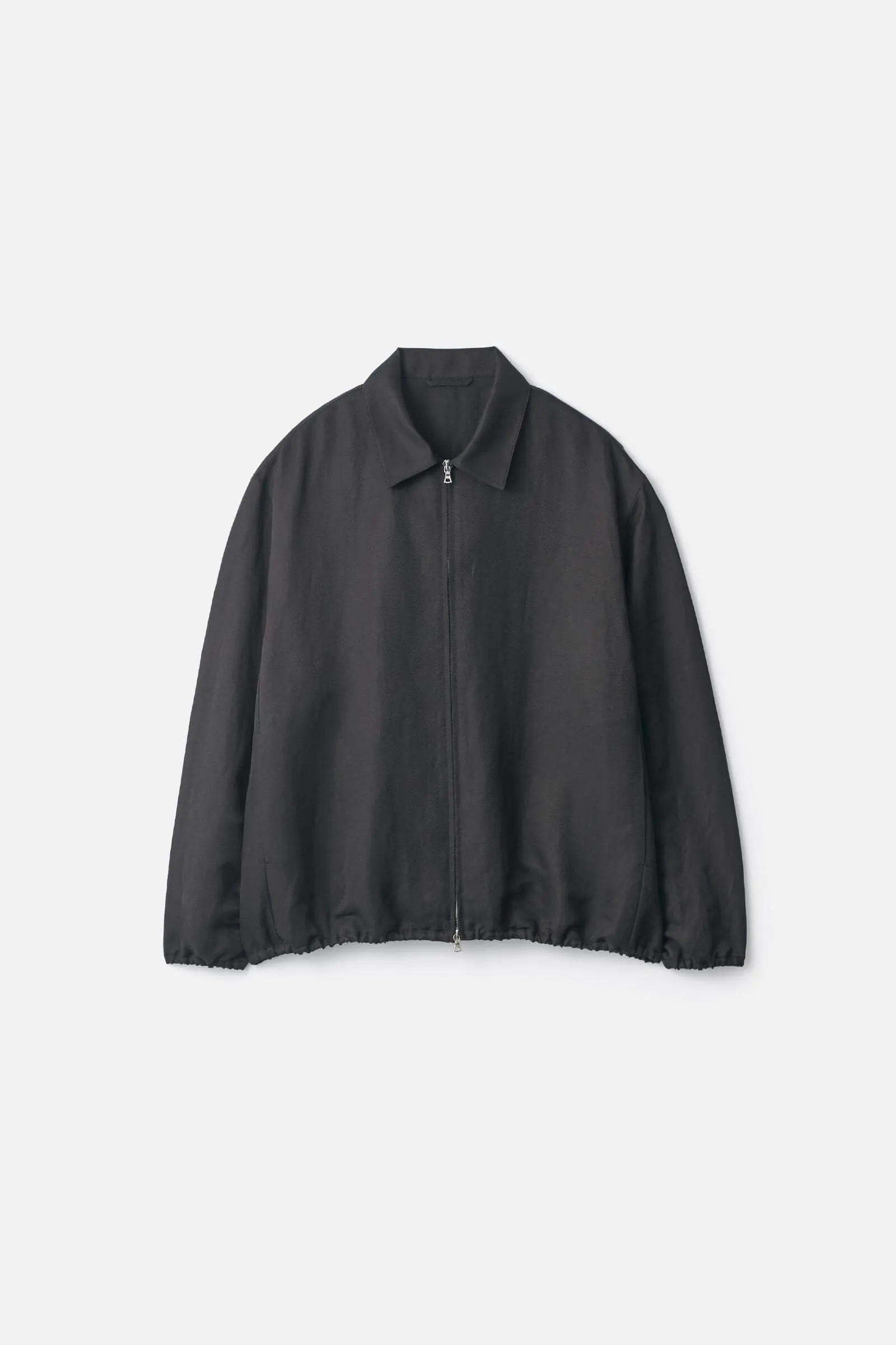 SILK LINEN TWILL LIGHT ZIP JACKET sold by ssstein