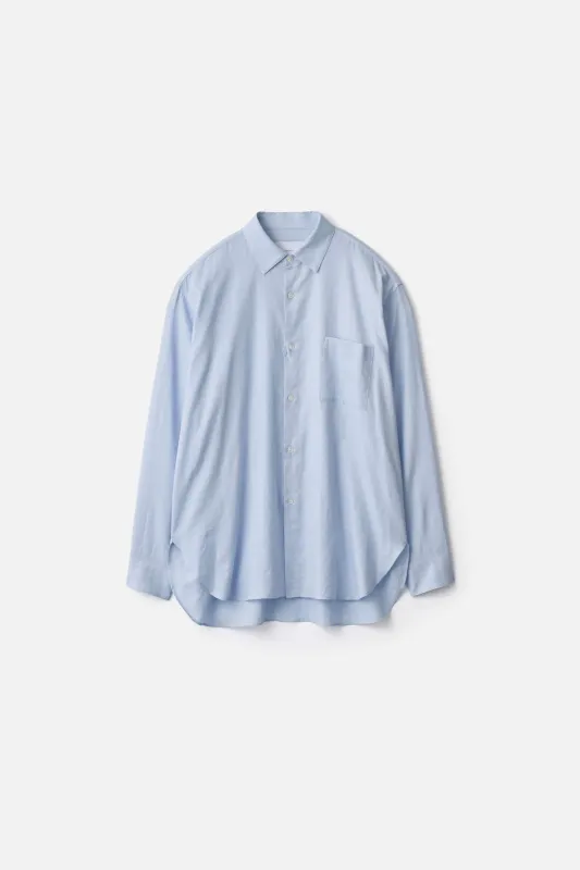 COTTON SILK OVERSIZED LS SHIRT made by ssstein