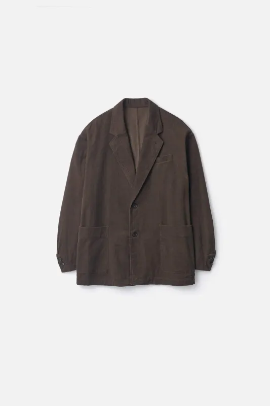 VINTAGE CORDUROY SINGLE BREASTED JACKET made by ssstein